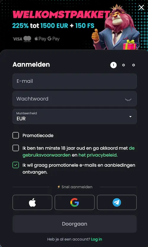 Hoe speel je bij TipTop Casino reg